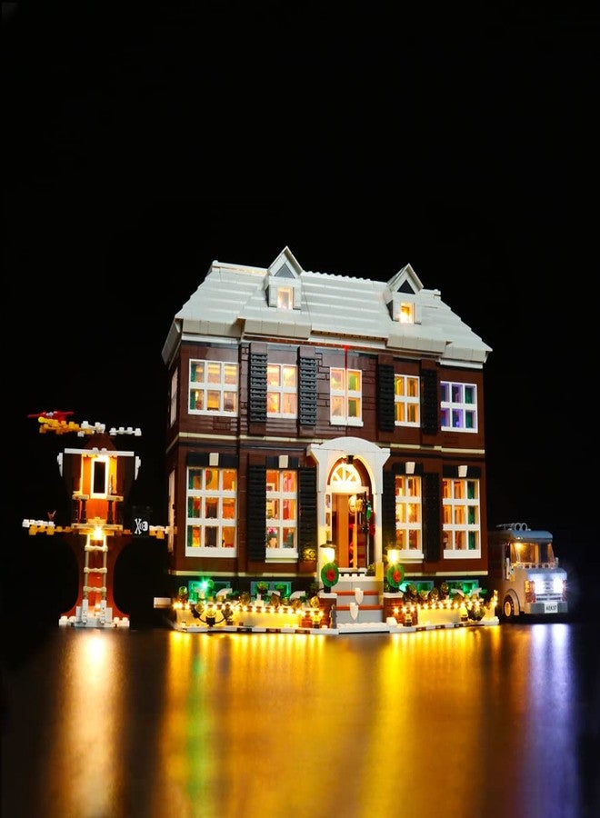 مصباح LED من BrickBling متوافق مع مجموعة بناء ليغو 21330 Home Alone - غير متضمنة في مجموعة النموذج - Image 5